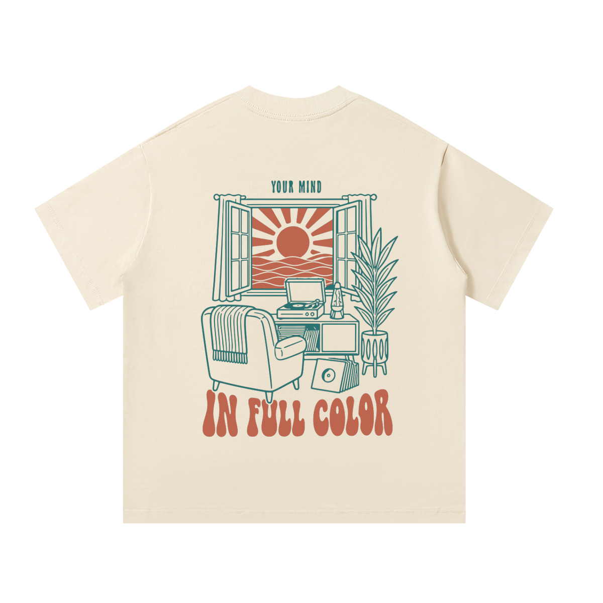 Your Mind in Full Color · Oversized Tee