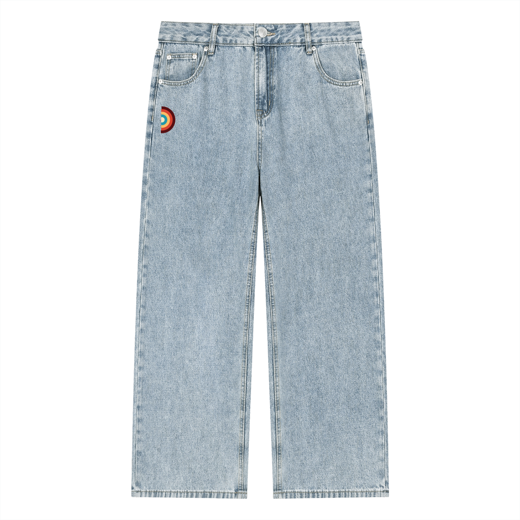 Groov · Vintage Wash Straight Jeans