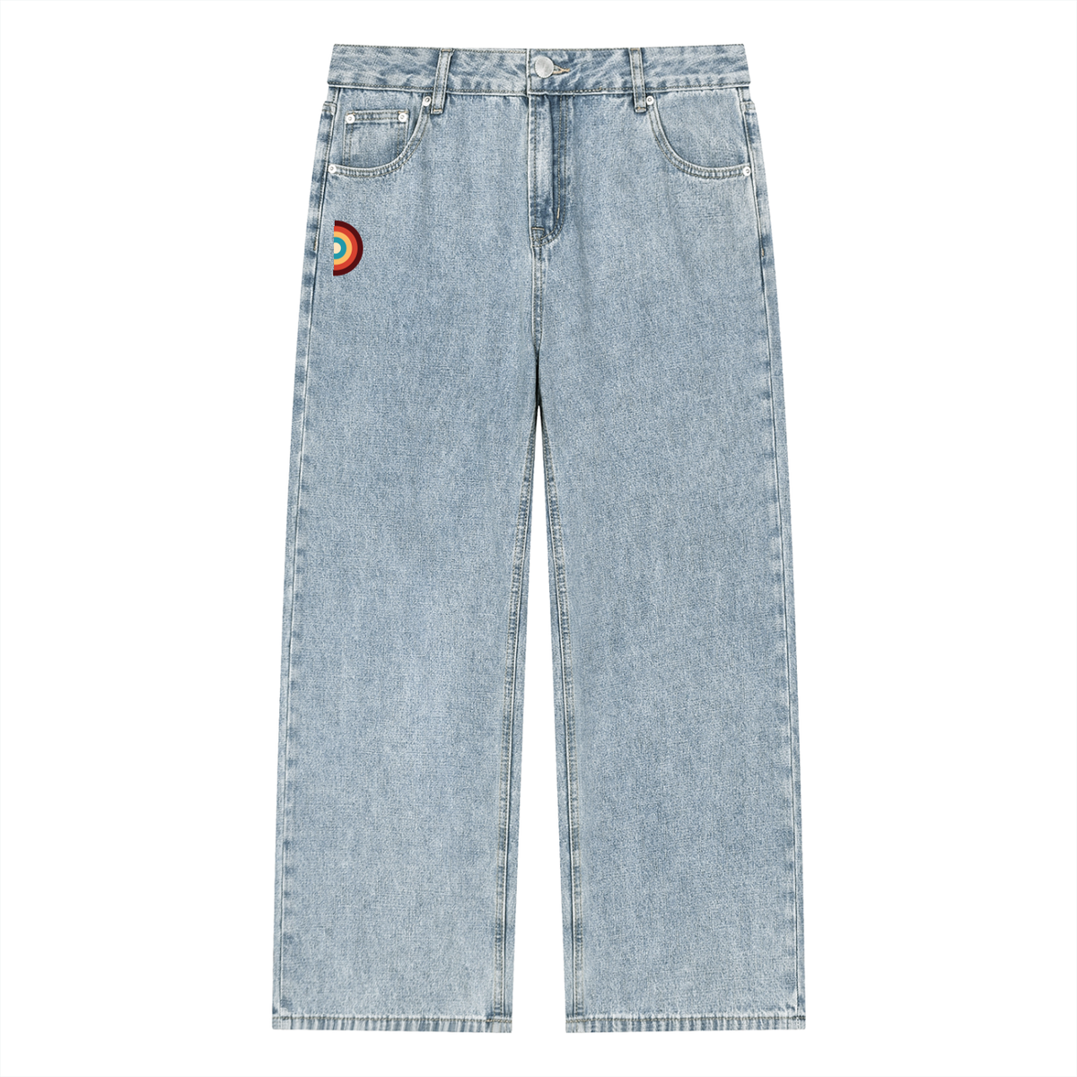 Groov · Vintage Wash Straight Jeans