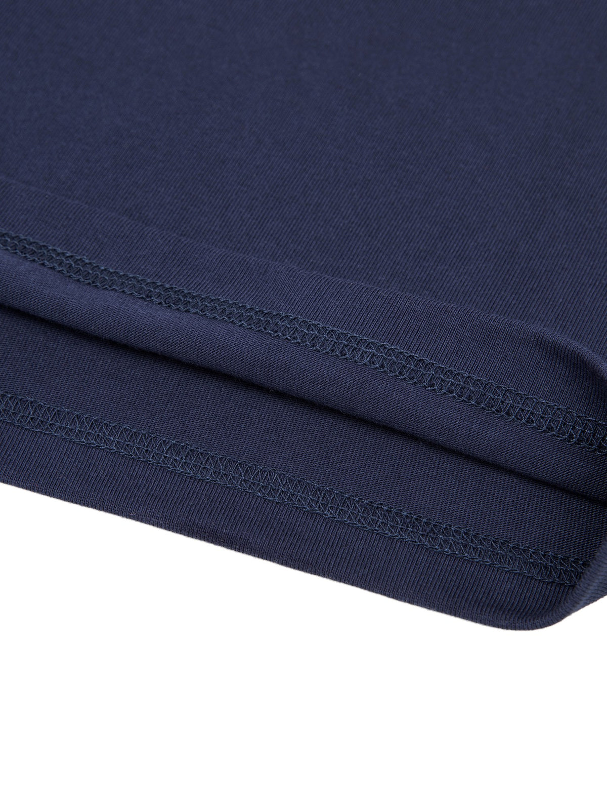 Double-needle bottom hem