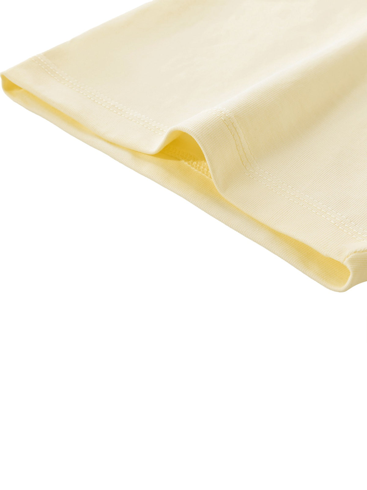 Drop-shoulder sleeve hem