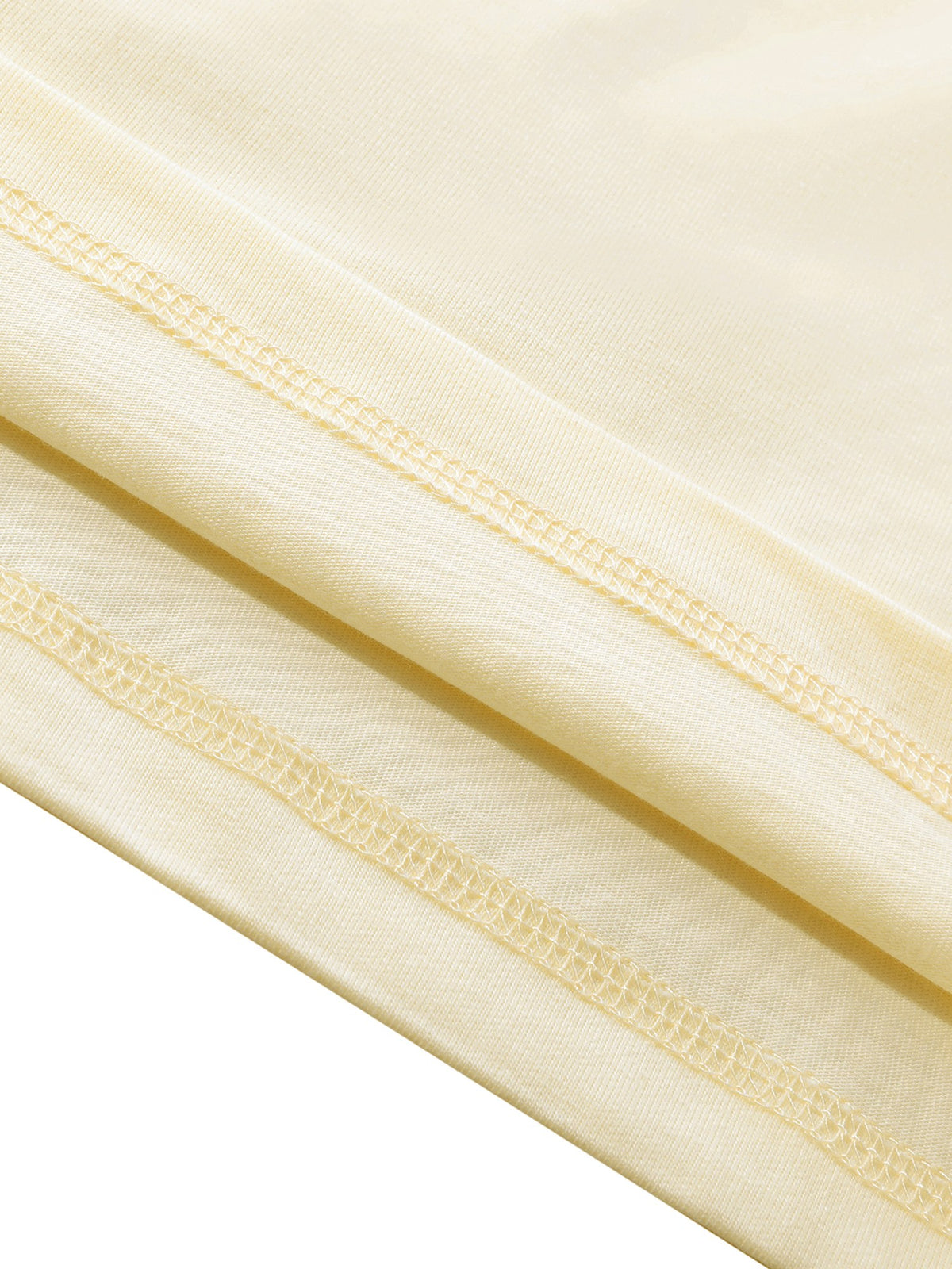 Double-stitched bottom hem